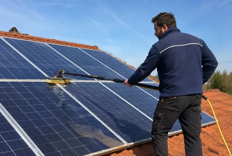 Nettoyage et entretien de panneaux solaires à Saint-Jean-de-Liversay